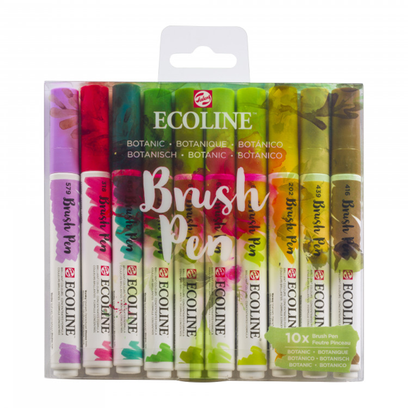 Ecoline Brush Pens Set (10 stuks)