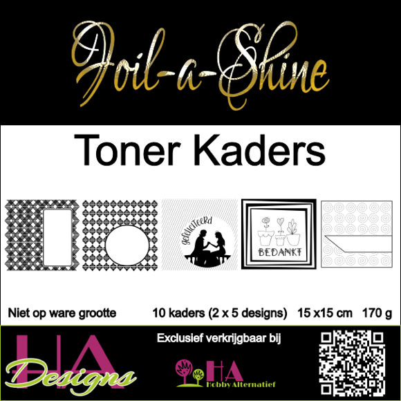 Foil-a-Shine Toner Kaders & Achtergrondjes
